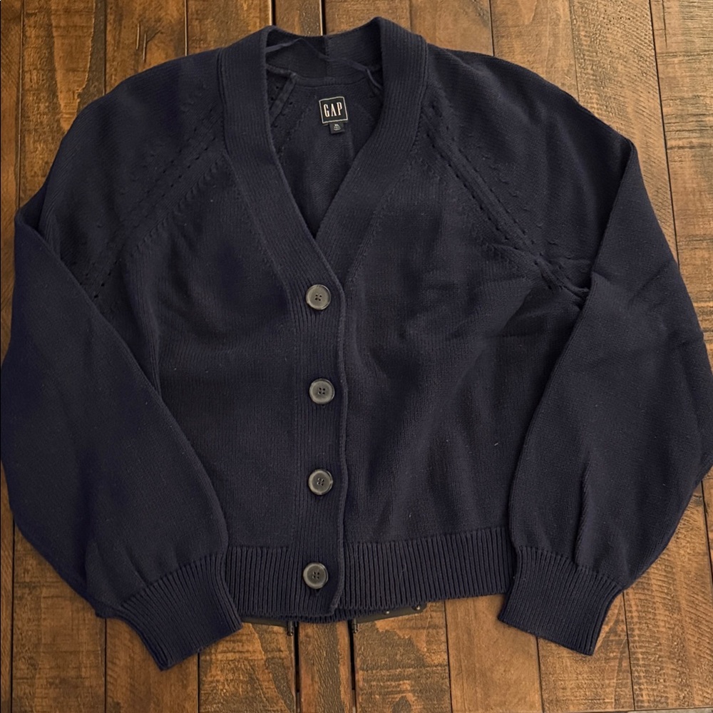 GAP Women's Navy Cardigan